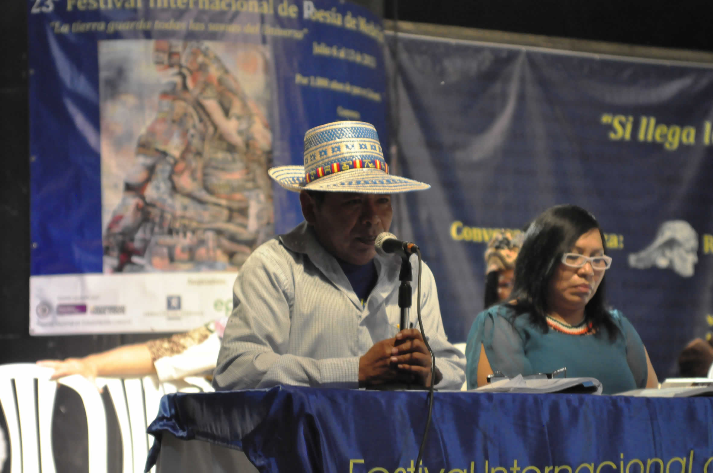 José Ángel Fernández (la República Bolivariana de Venezuela, Nación Wayuu), Morela Maneiro (República Bolivariana de Venezuela, Nación Kariña).
