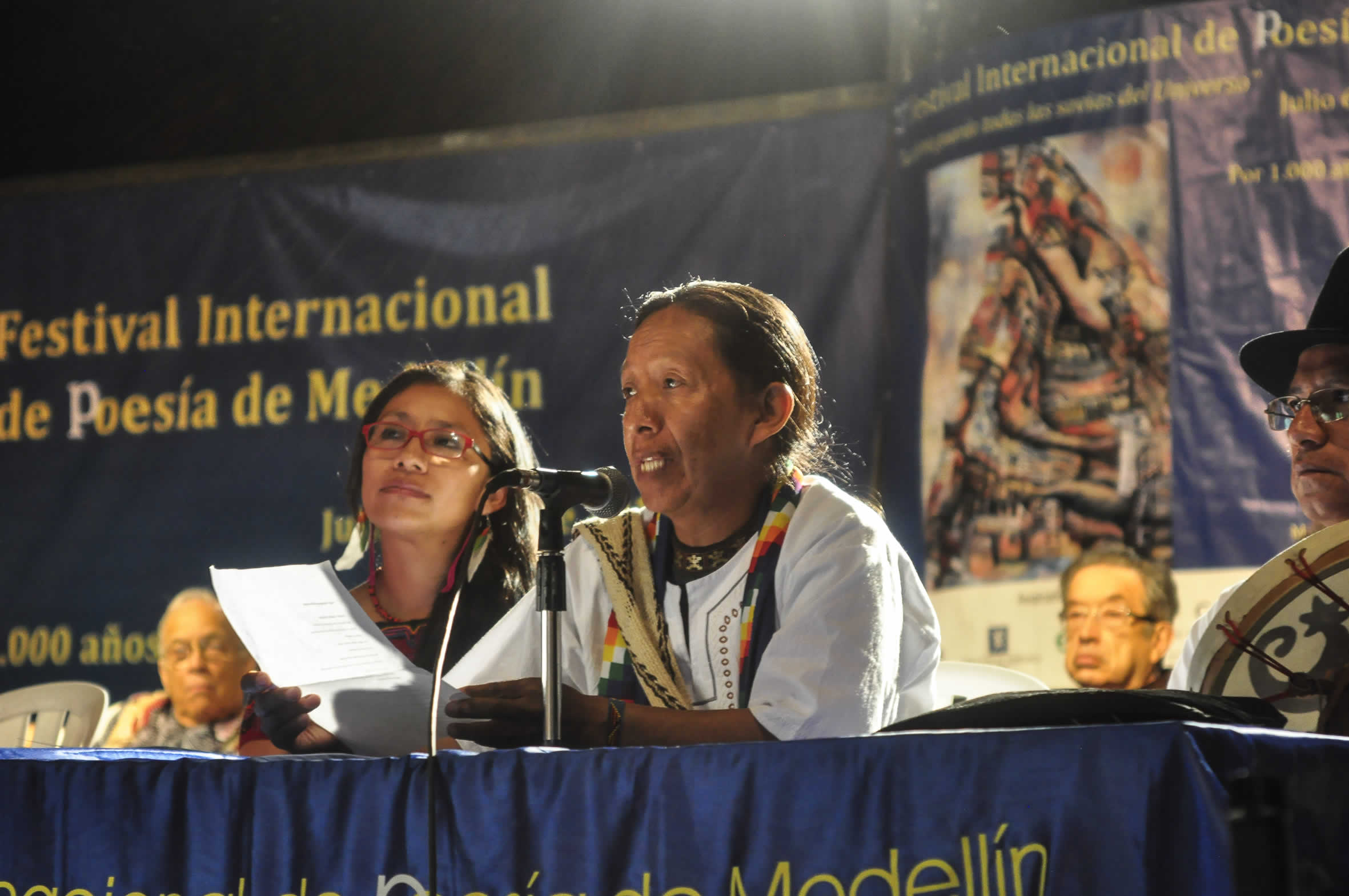 Fredy Chikangana (Colombia, Nación Yanacona).