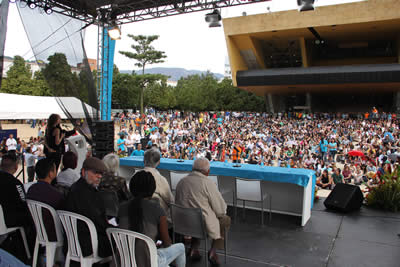 Plano general de la Inauguración del 25 Festival. © #25FIPM. Photo: Natalia Rendón