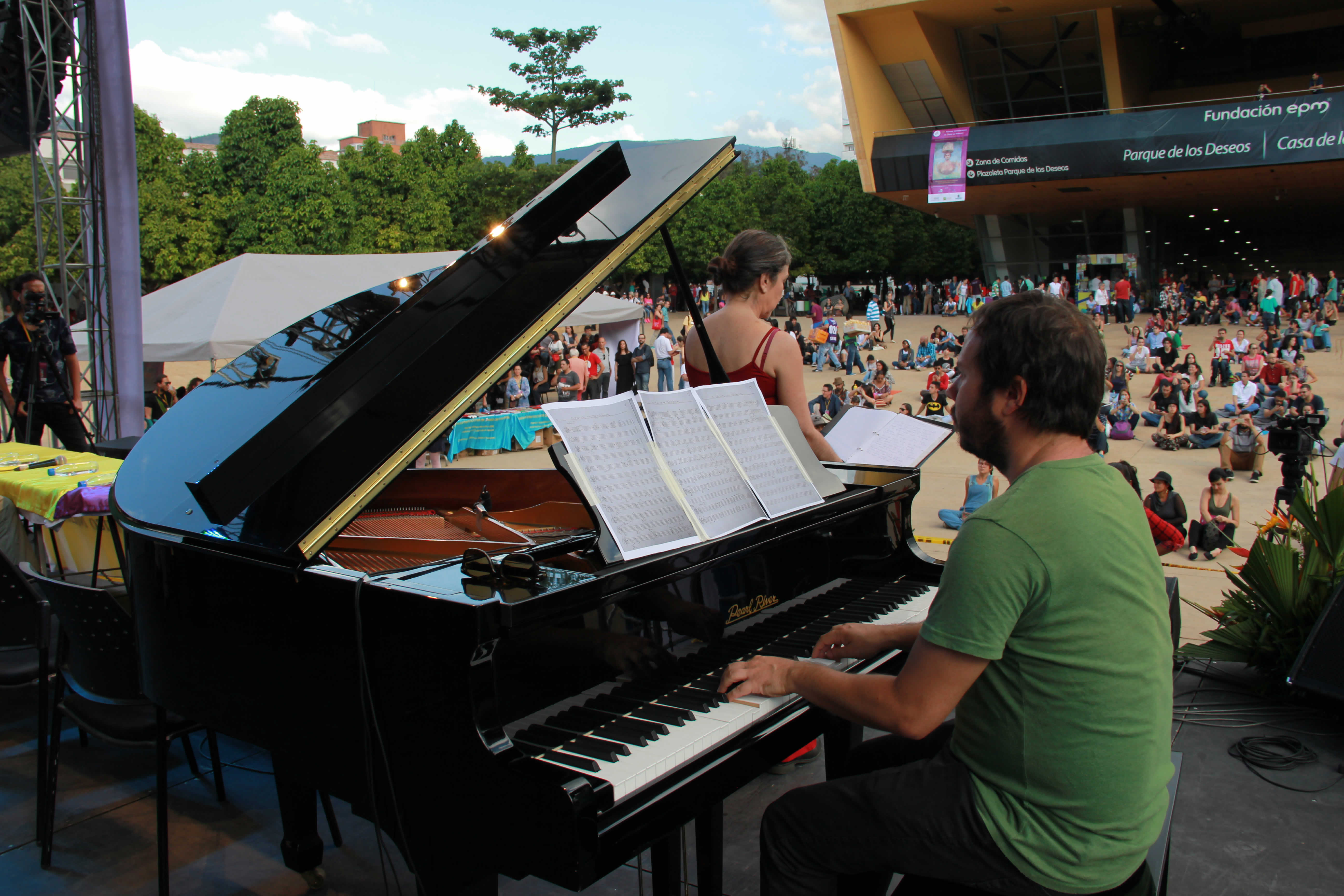 Spyros Manesis, Savina Yannatou (Grecia).  © Nidia Naranjo