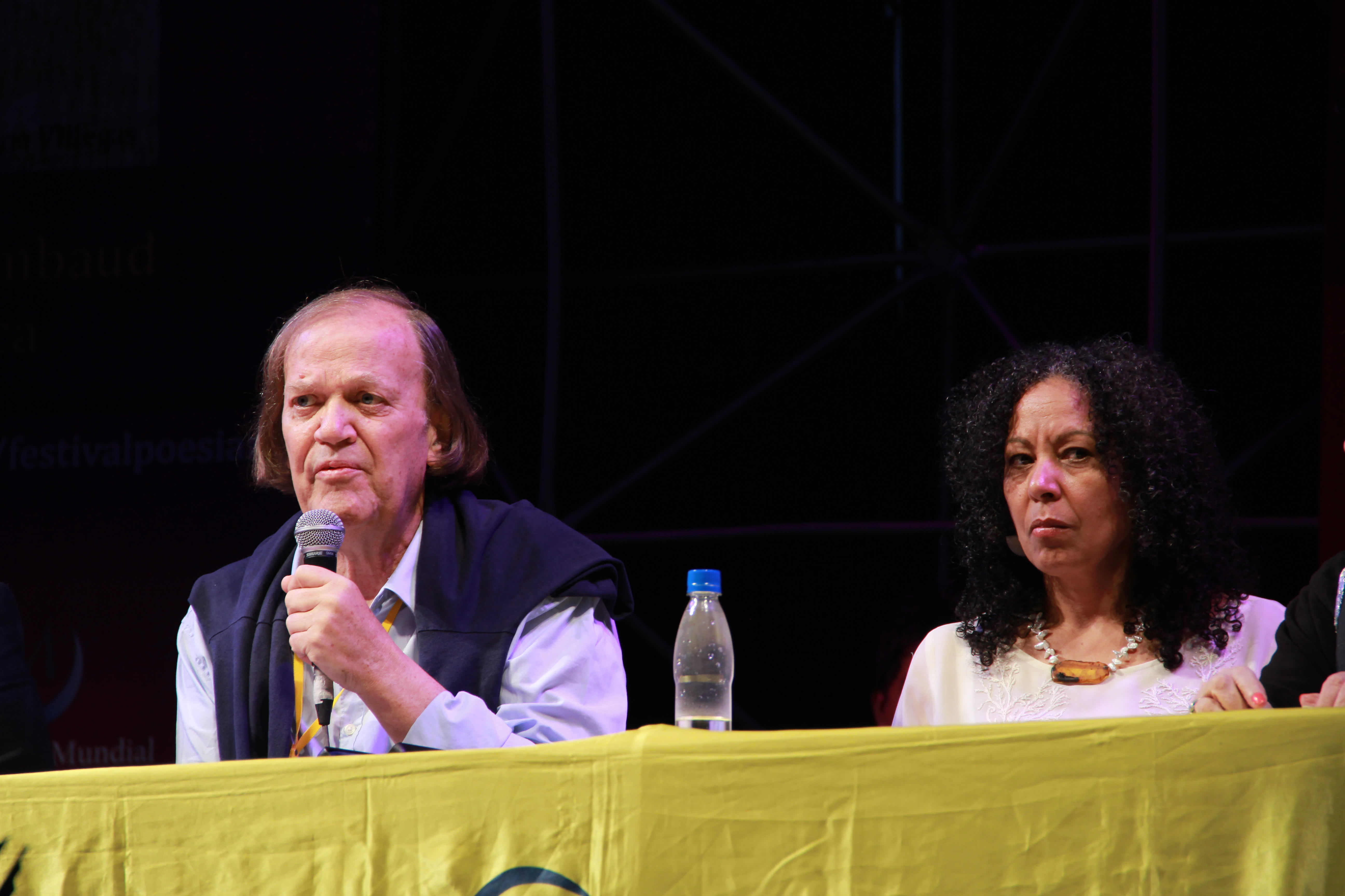 Hatto Fischer (Alemania), Marianela Medrano (República Dominicana). © Nidia Naranjo