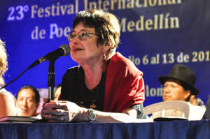 Krystyna Rodowska (Polonia). Fotografía: Festival de Poesía de Medellin