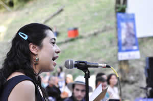 Leidy Yaneth Vásquez Ramírez.Fotografía de Festival de Poesía de Medellin
