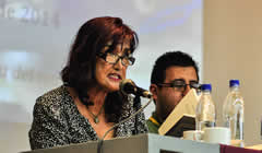 Patricia Ariza (Colombia). Fotografía: Festival de Poesía de Medellin